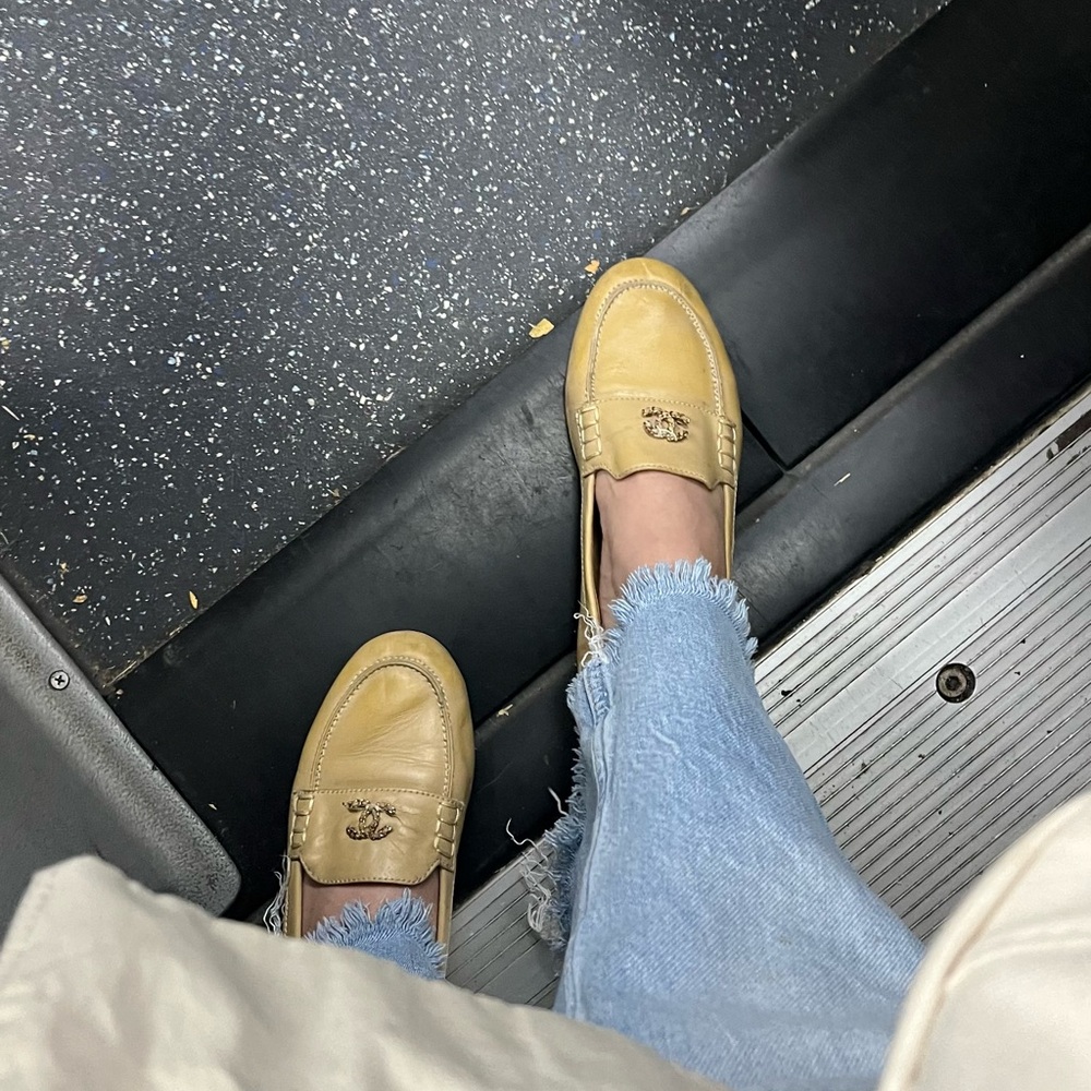 CHANEL Beige Loafers - Picture 3 of 11